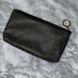 Contents by Allegro Black and Gold Makeup Bag